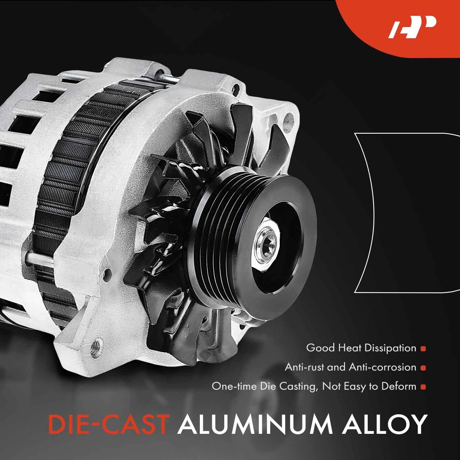 Alternator for Chevrolet P30 GMC P3500 (1990–1990) Buick Skylark Oldsmobile