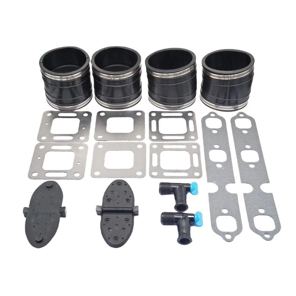 Exhaust Bellow Kit Gasket for Mercruiser 175 205 V6 (Various Years)