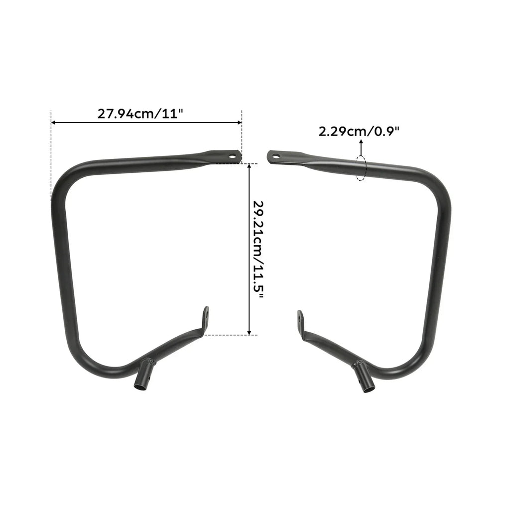 Hard Saddlebag Guard Bracket for Harley Touring Road Street Glide (1997-2013)