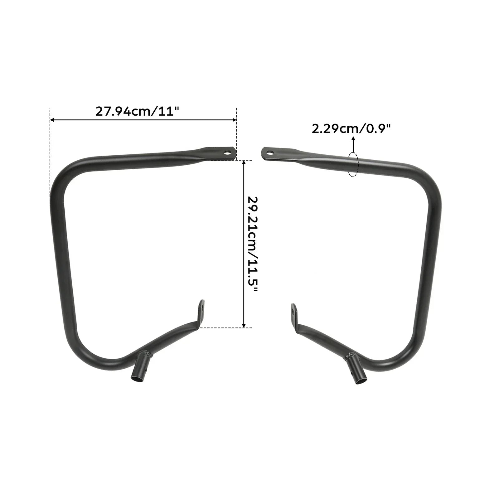 Hard Saddlebag Guard Bracket for Harley Touring Road Street Glide (1997-2013)