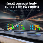 GPS Heads Up Display HUD Digital Speedometer with Alarm Feature for Cars