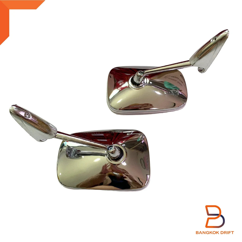 Chrome Fender Door Wing Side Mirrors  for Peugeot 504 (1968-1983)