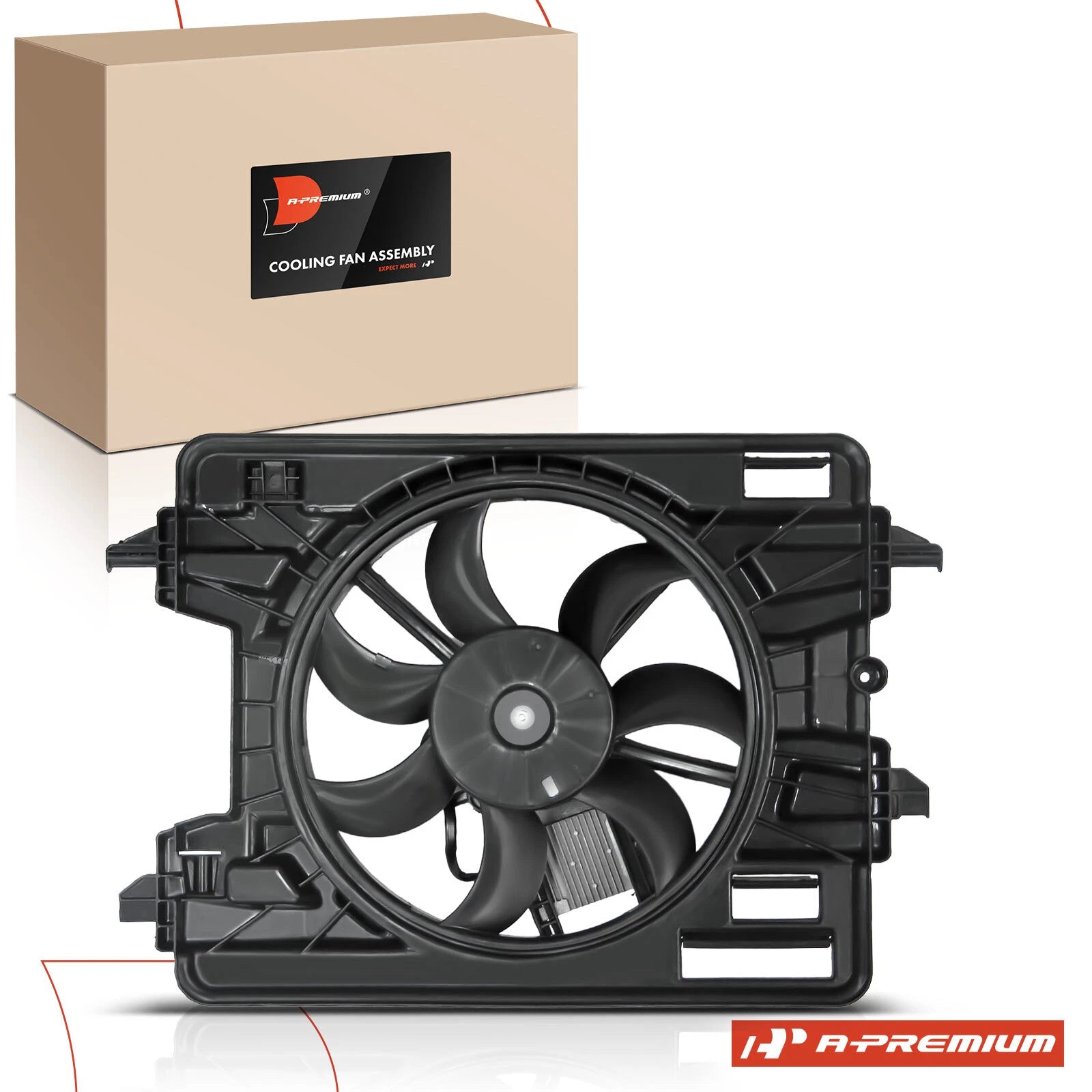 Cooling Fan Assembly with Shroud for Chevrolet HHR (2008–2010)
