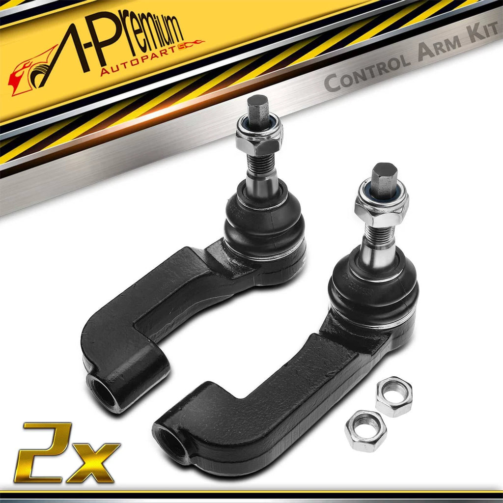 2X Front Side Outer Tie Rod End for Jeep Liberty (2002–2007)
