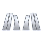 6Pc Chrome Pillar Post Covers for Acura MDX (2007–2013)