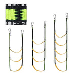 3-Step Foldable Marine Rope Ladder for Kayaking Canoeing Motorboats