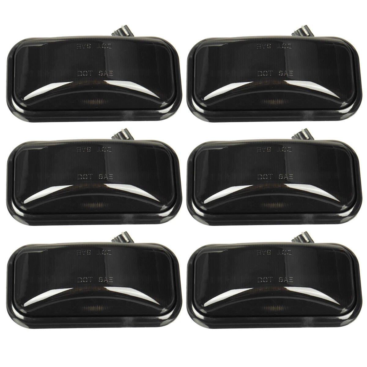 Set of 10 LED Cab Roof Light Marker for Hummer H2 (2003–2009) Smoked