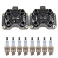 2 Ignition Coils & 8 NGK Laser Iridium Spark Plugs for Discovery 348 TB V8