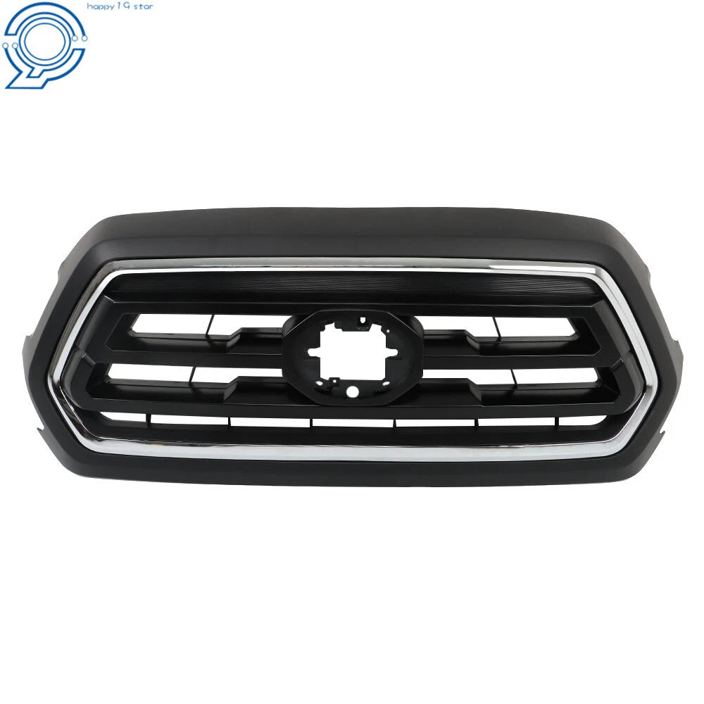 Front Upper Grille for Toyota Tacoma (2018–2022) Black & Chrome
