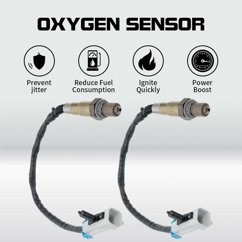 2X OEM Up/Downstream O2 Oxygen Sensor for GMC Sierra 1500, Chevy Silverado (2000–2002)