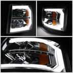 C-Style LED Sequential Projector Headlight for Silverado (2007–2014)