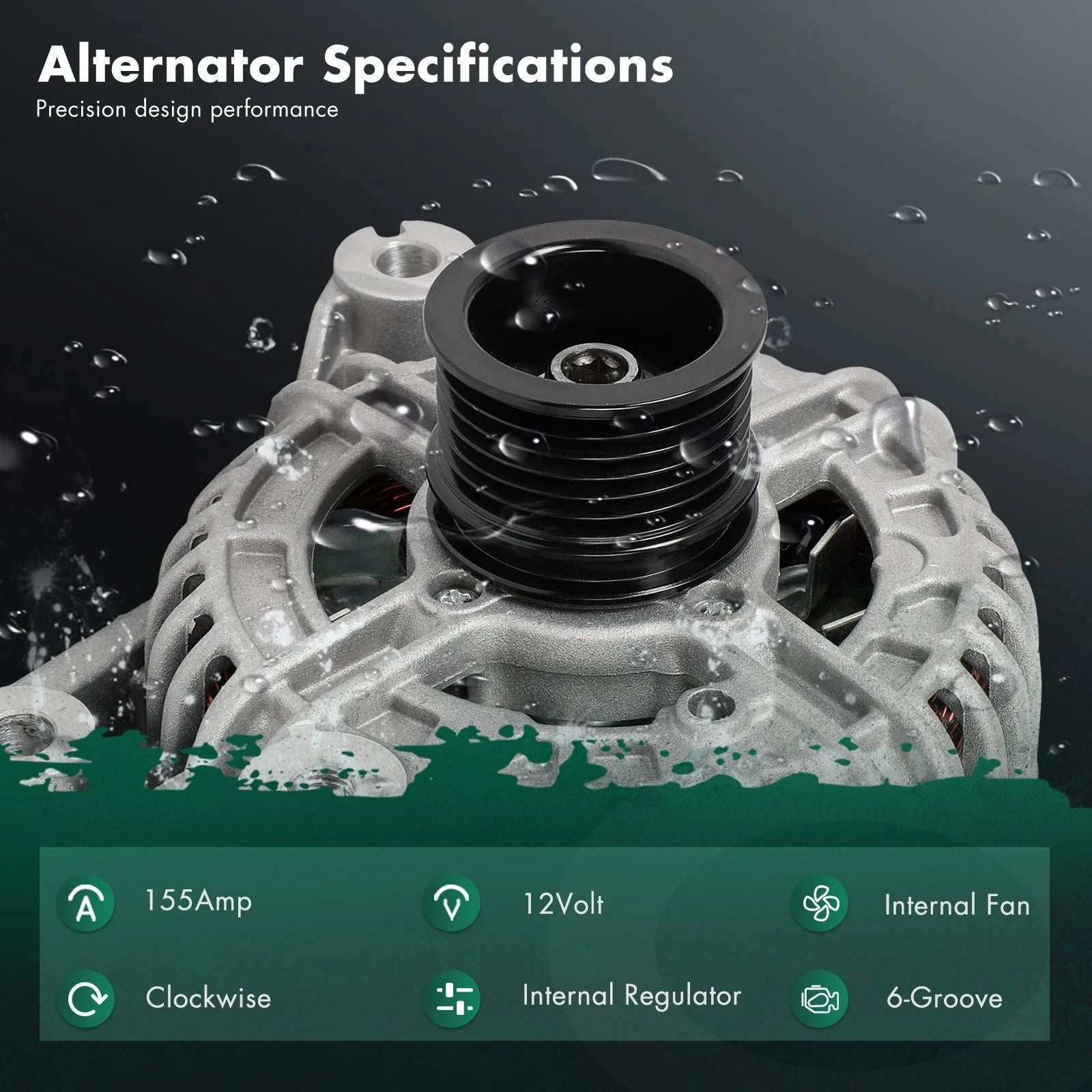 Alternator 155A for BMW 325Ci F30 (2004–2006) 11083N LRA2347