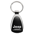 Black Teardrop Keychain - Officially Licensed for Jeep Grand Cherokee