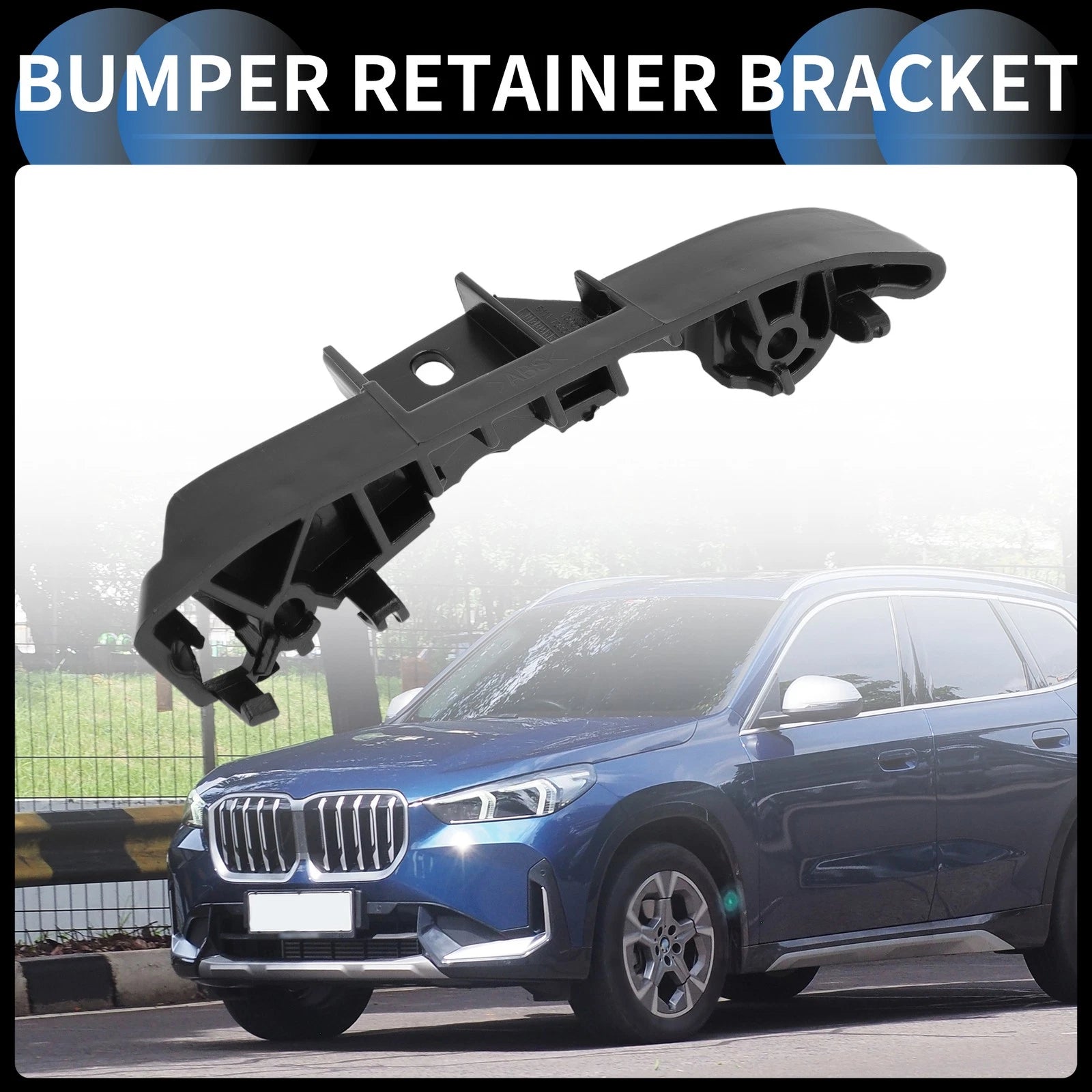 1pc Left Front Bumper Retainer Bracket No. 51117385349 for BMW M550i xDrive (2018–2022)
