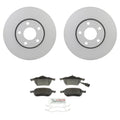 Bosch Front Rotors & Blue Semi-Met Disc Brake Pad Kit for Audi 100 A4 A6 (1990–2001)