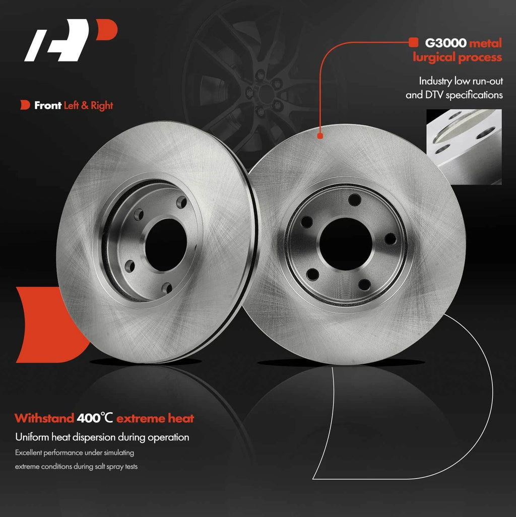Front Side Disc Brake Rotors for Ford Transit Connect (2010-2013) 277.90 mm