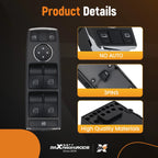 Front Left Door Window Switch for Mercedes-Benz GLK-Class X204 (2009–2015)