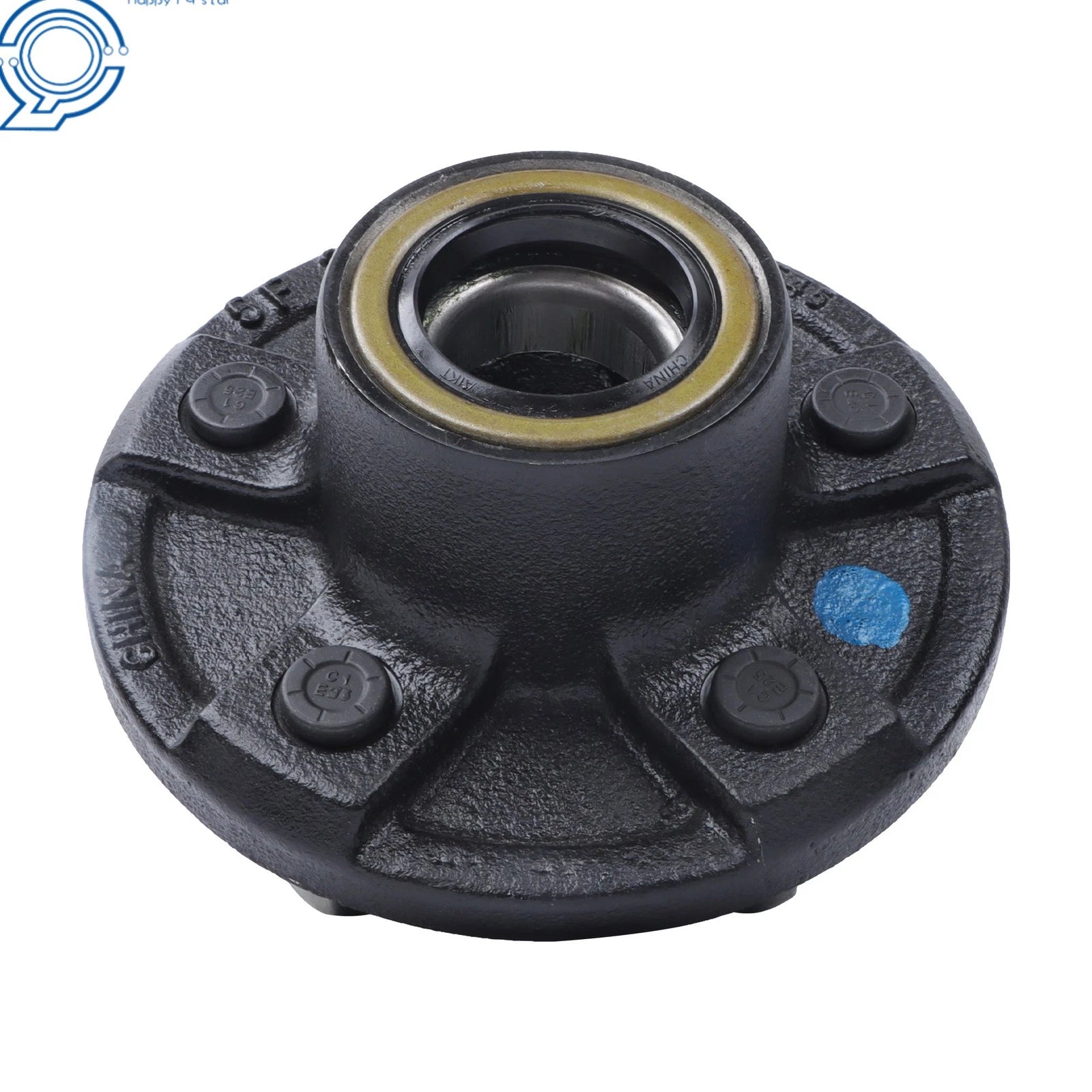 Set of 2 Trailer Hubs for 3500Lb Axles (1-1/16'' to 1-3/8'')