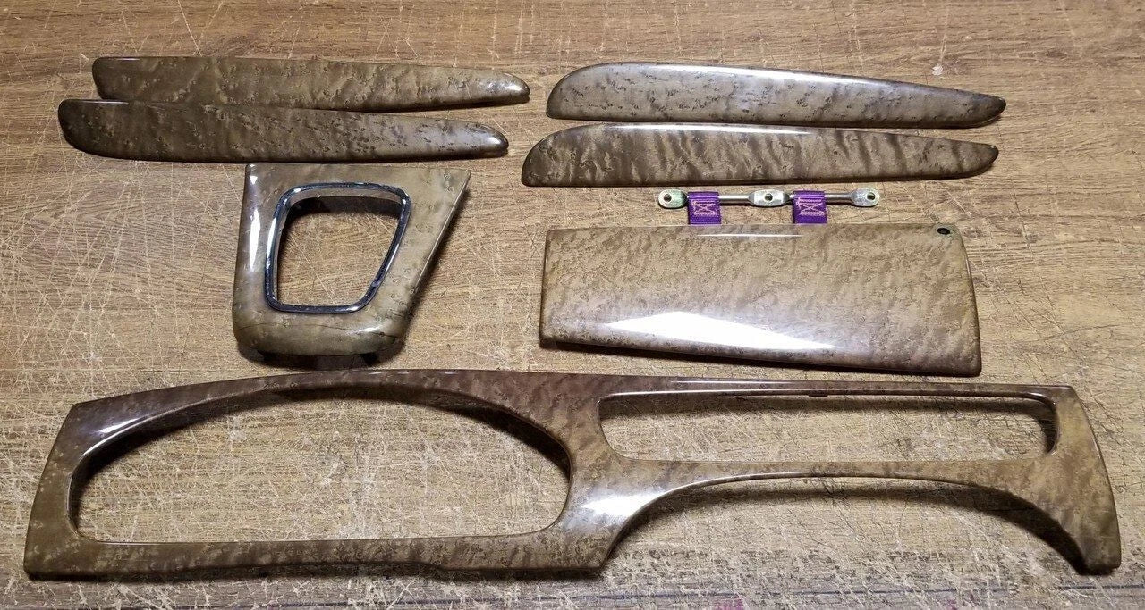 Set of 2 Dash Door Wood Trim Bezels for Jaguar X-Type (2002–2003)