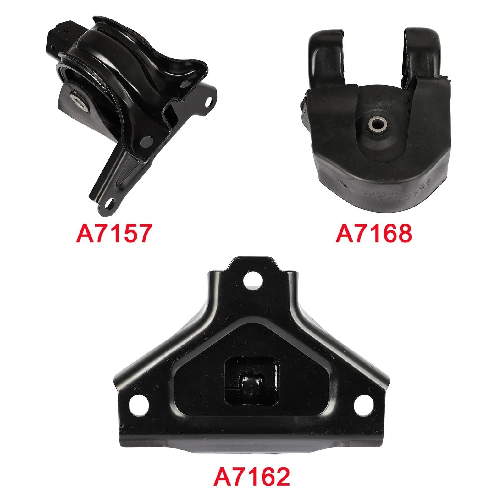 3X Engine Motor Mount Set for Hyundai Sonata (2009–2010)