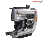 Set of 2 Chrome LED Headlights for GMC Sierra 1500 (2019–2021)