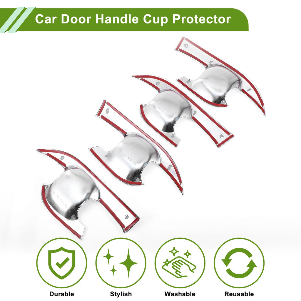 Chrome Door Handle Cup Protector for Toyota Camry 