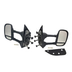 Pair Manual Towing Telescopic Side View Mirror FO1320238 for Ford E Series (2003–2016)