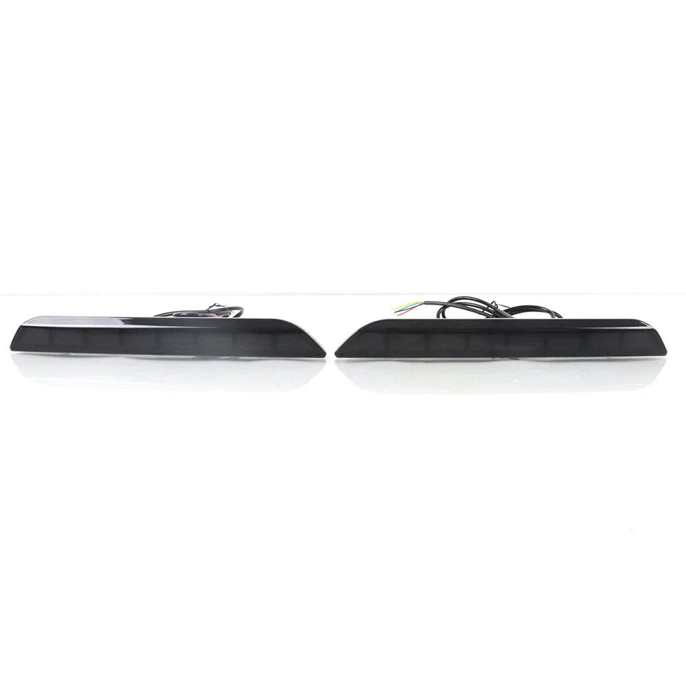 GT-Style Smoked Rear Bumper Reflector Fog Brake Light for Ford Explorer (2020–2024)