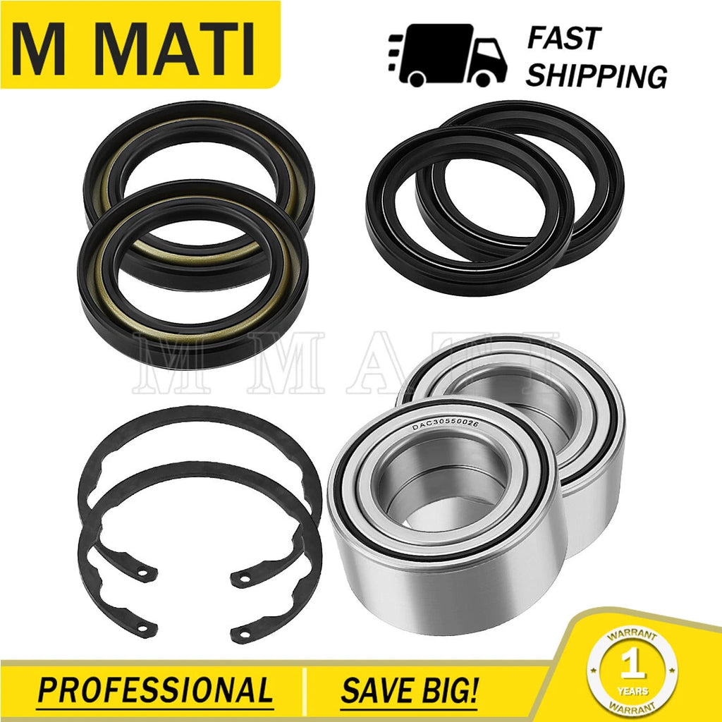 2X Front Wheel Bearing Kit for Kawasaki Bayou 300 400, Prairie 300 400 (1990–2006)