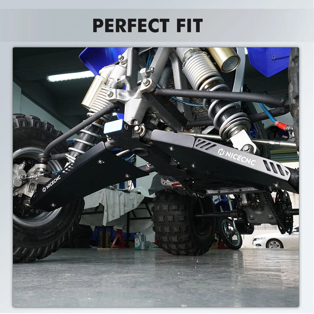Aluminum Front A-Arm Skid Plate Guard for Yamaha YFZ450R (2009–2024)