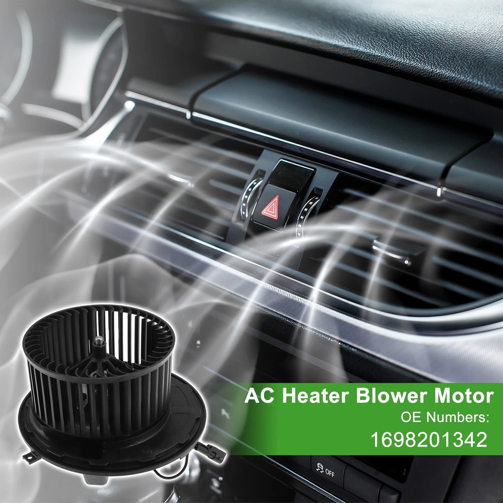 HVAC Blower Motor Assembly for Mercedes-Benz A-Class (W169) (2004–2012) 1698201342