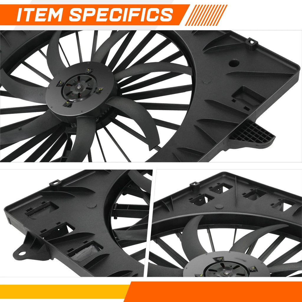 Radiator Cooling Fan Assembly for Buick Enclave Chevy Traverse (2021–2024)