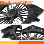 Radiator Cooling Fan Assembly for Buick Enclave Chevy Traverse (2021–2024)