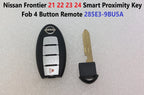 Smart Proximity Key Fob for Nissan Frontier (2021–2024) 285E3-9BU5A
