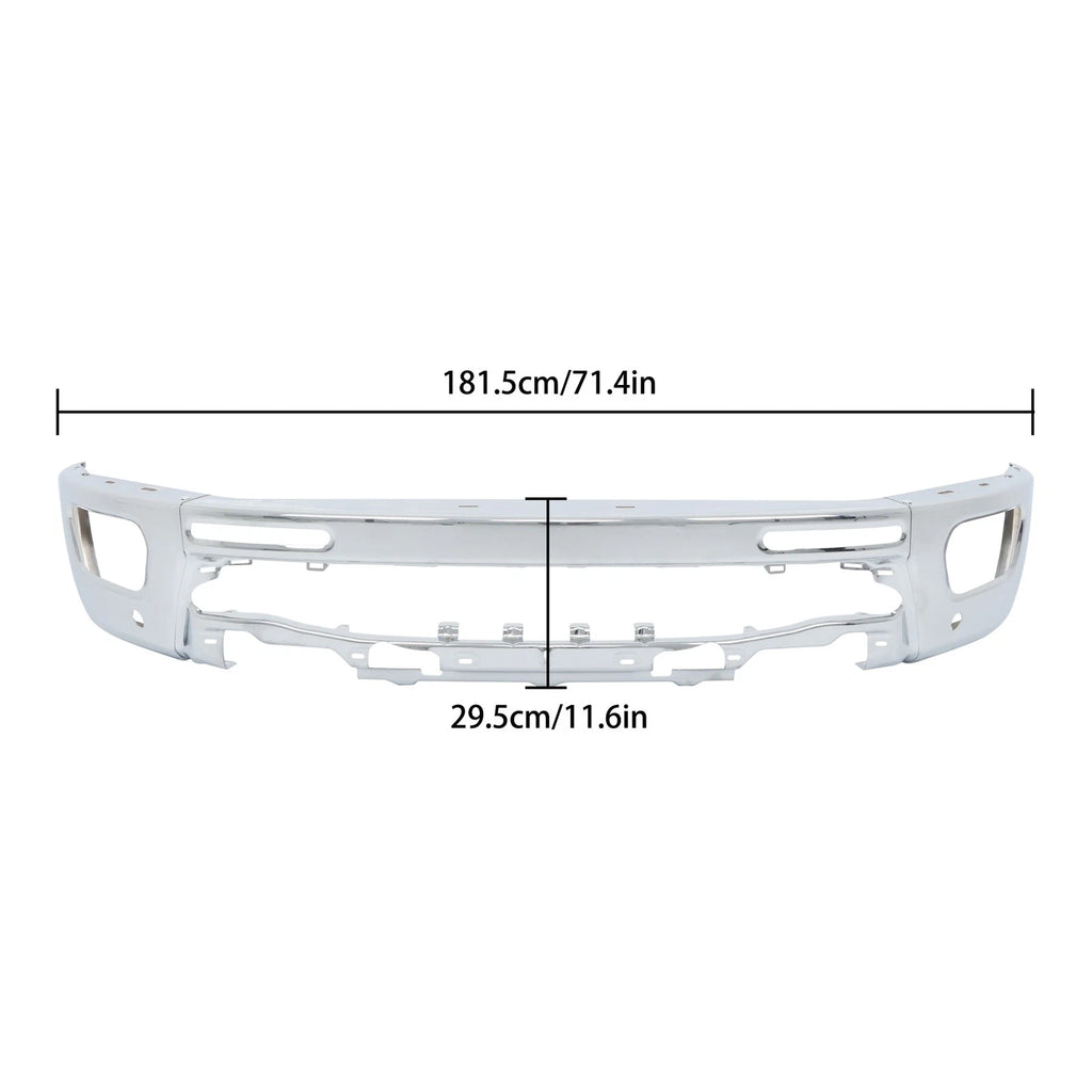 Chrome Front Bumper for Ford Ranger (2019-2023)