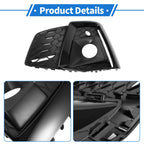 1Pc Fog Light Grill for Audi A5 (2021–2023) No. 8W6807681T ABS Black