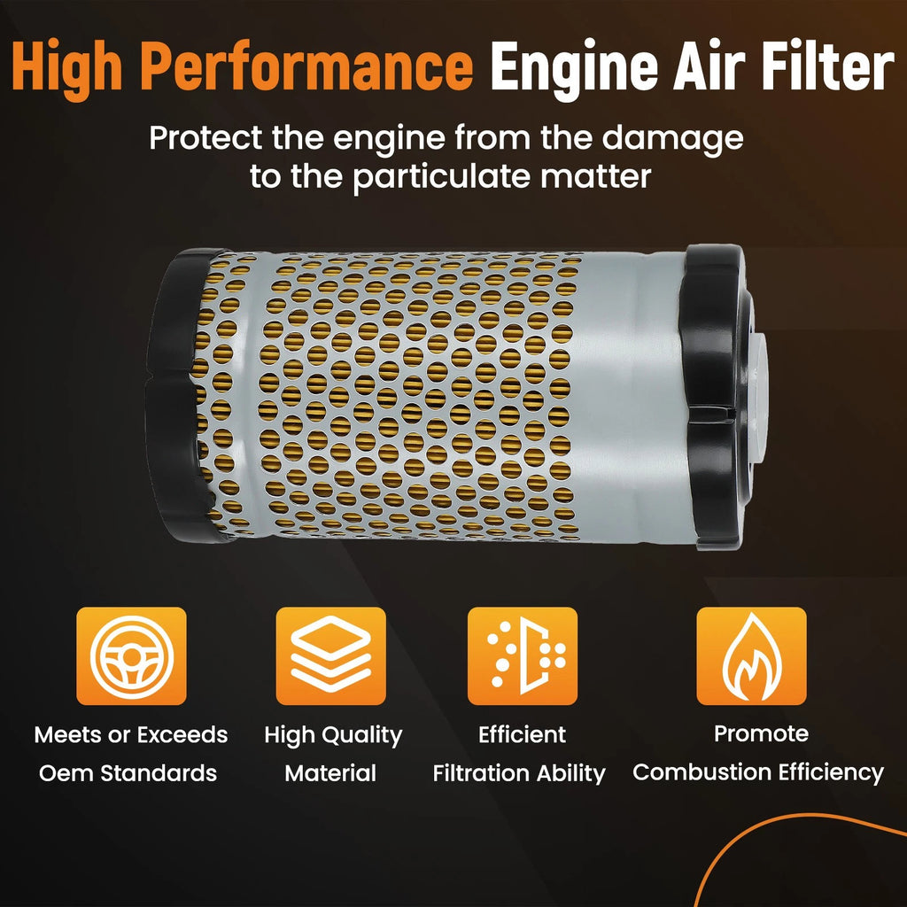 2X Air Filter Kit for Kubota B7510D (2003-2008)