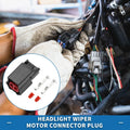 2 x Pin Headlight Wiper Motor Connector Plug for Toyota Lexus