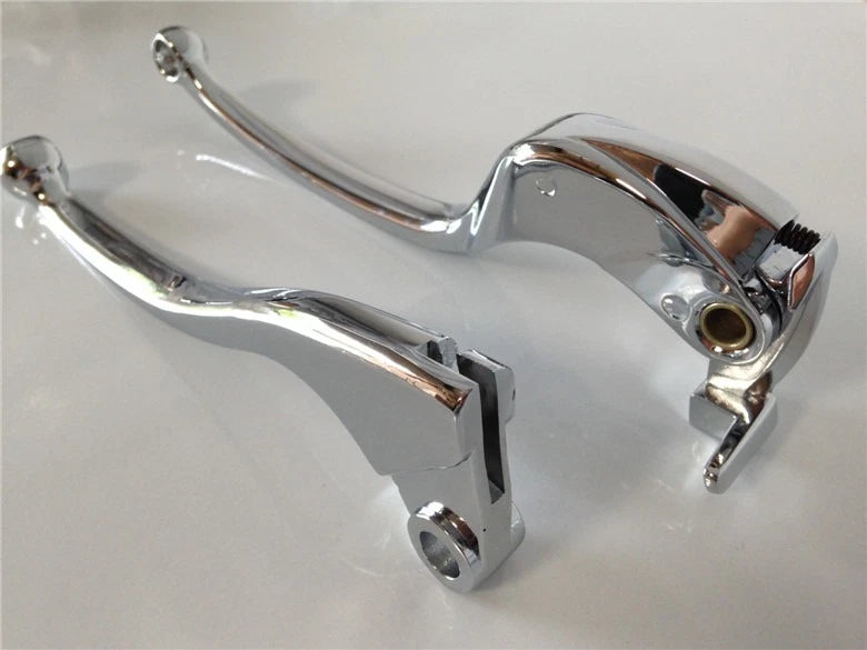 Chrome Brake Clutch Lever for Kawasaki ZX6R ZX10R Z750R Z1000 (2000–2023)