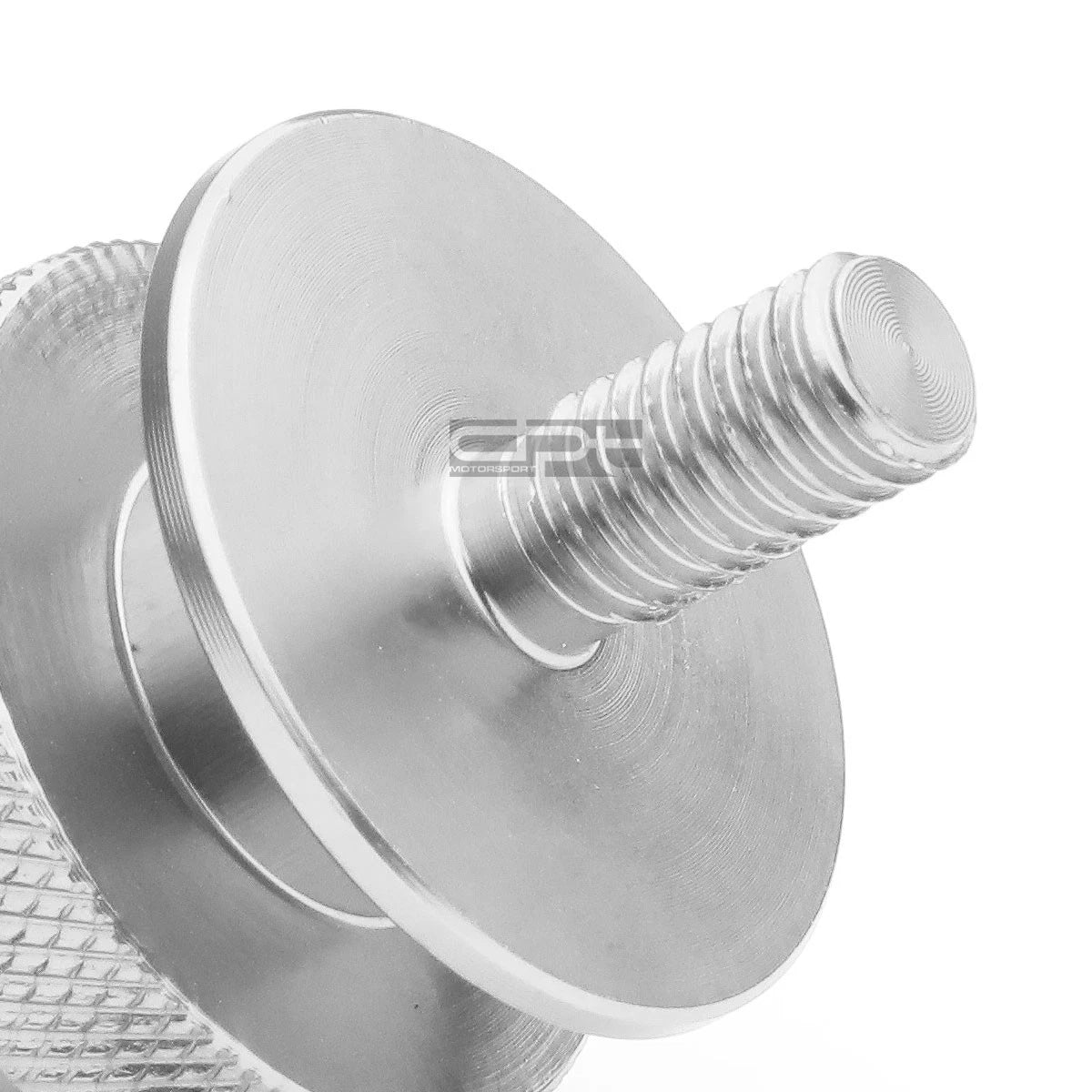 Set of 4 Quick Release Fasteners with Washers for Silver Car Truck Bumper/Fender/Trunk/Hatch