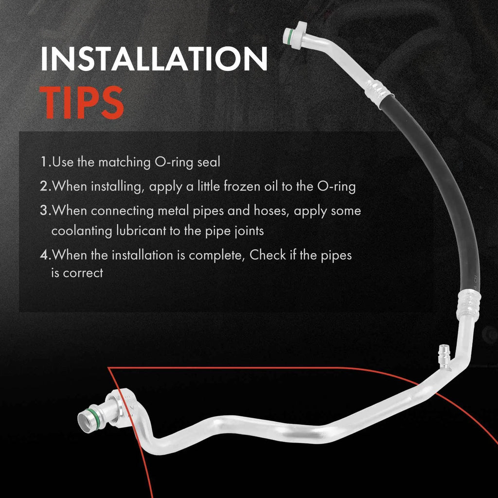 A/C Refrigerant Suction Line Hose for Nissan Altima (1998–2001)