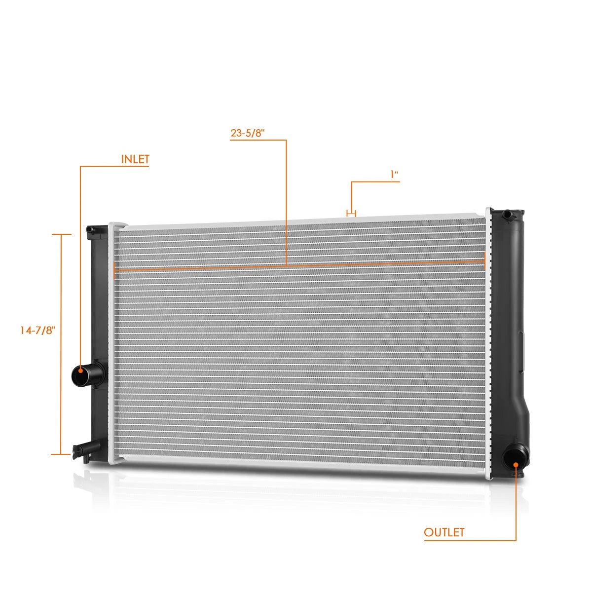 Cooling Radiator for Lexus HS250H (2010–2012) DPI-13137