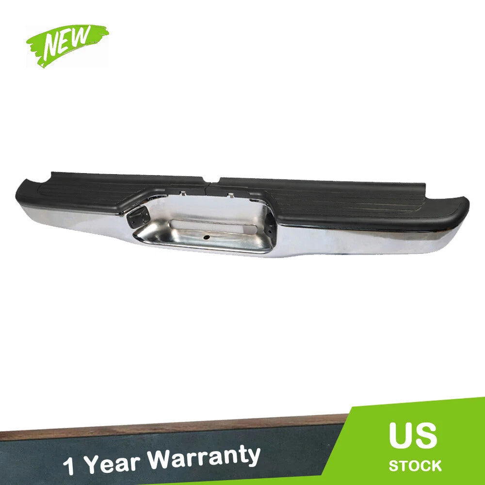 Chrome Rear Steel Step Bumper Assembly for Toyota Tacoma (1995–2004)