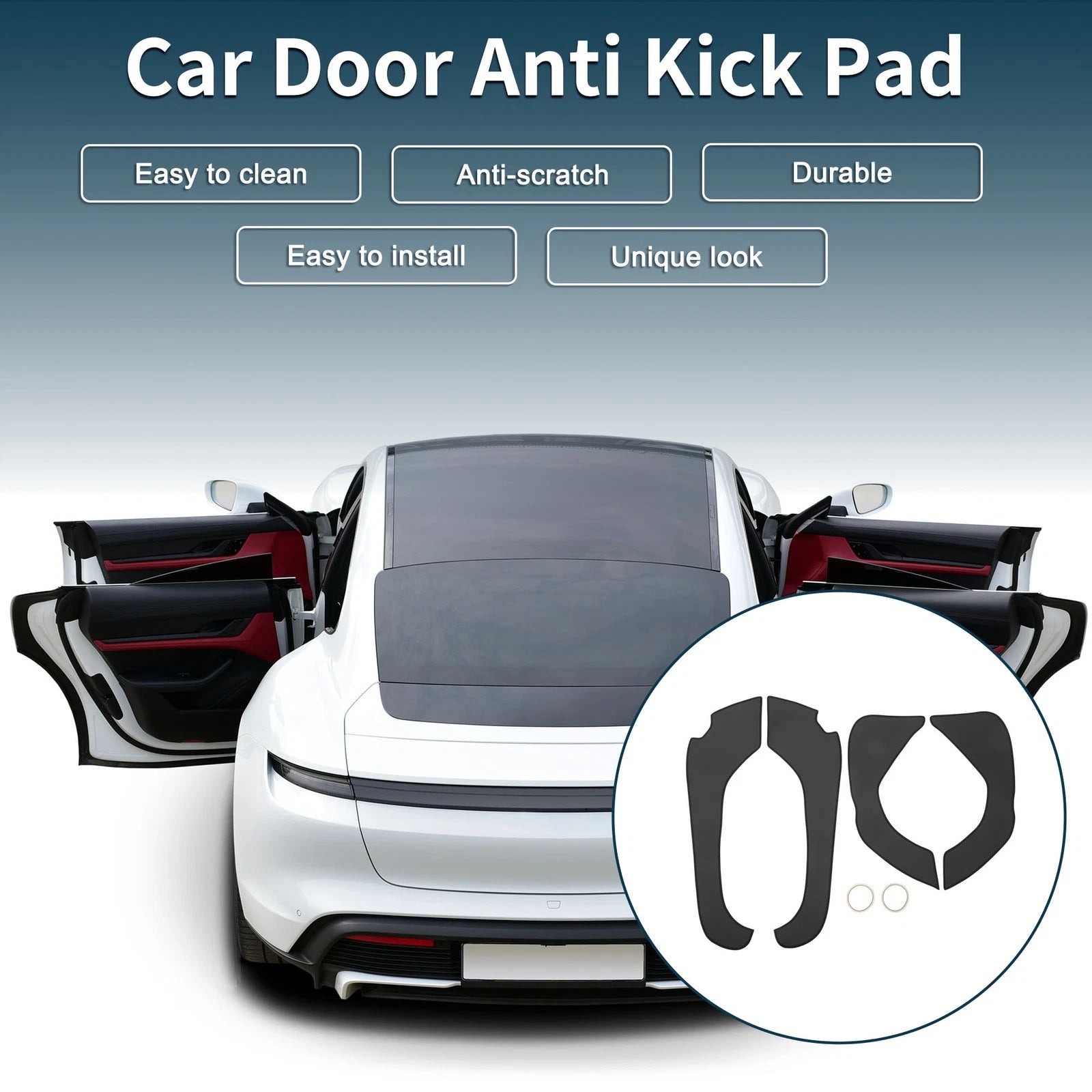 Set of 1 Car Door Anti Kick Pad Sticker Protector for Kia Optima (2011–2015)