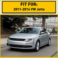 Front Bumper Fog Light Lamp Bezel Cover for VW Jetta (2011–2014)