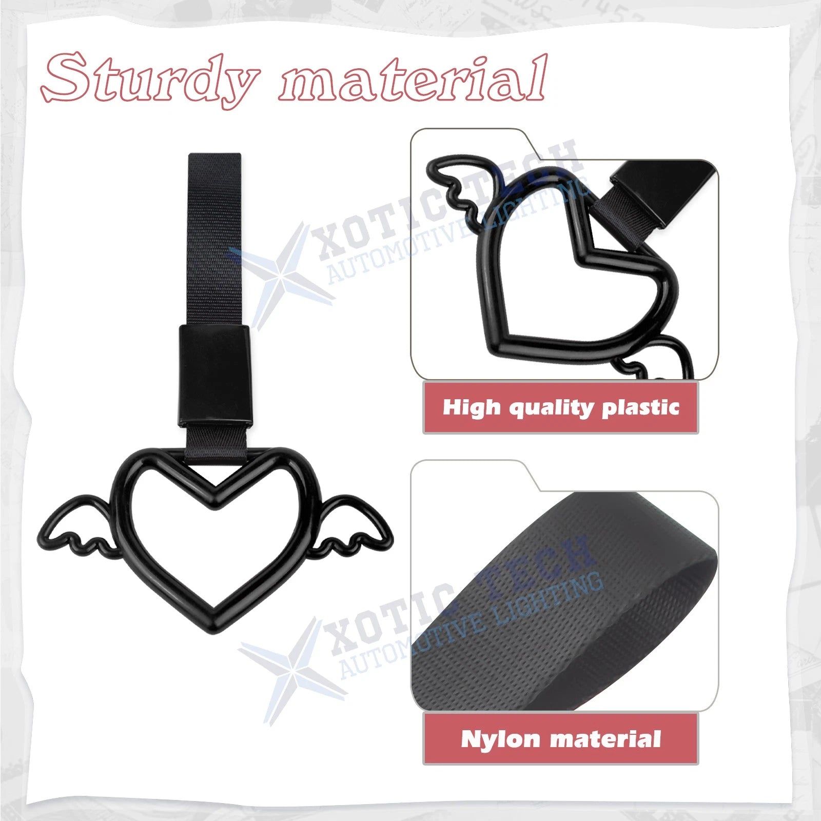 Heart Japanese Tsurikawa Hanger Wing for Subaru Impreza (2005-2007)