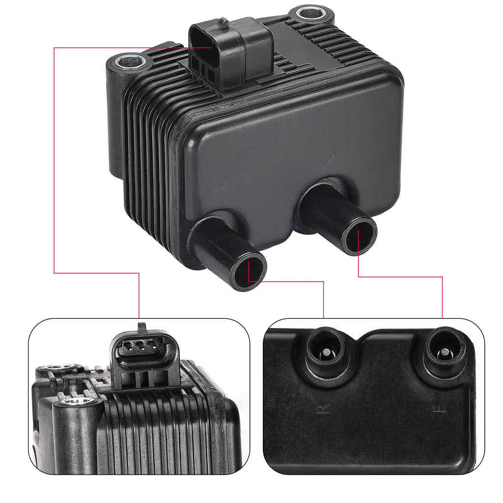 Ignition Coil 0.5 OHM 31655-99 2102-0225 for Dyna Super Glide FXD (1999–2005)