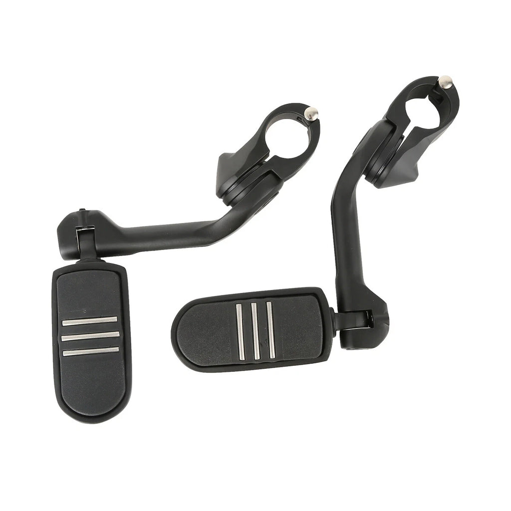 1-1/4" Angled Highway Engine Guard Foot Pegs for Harley (Fitment Specific)