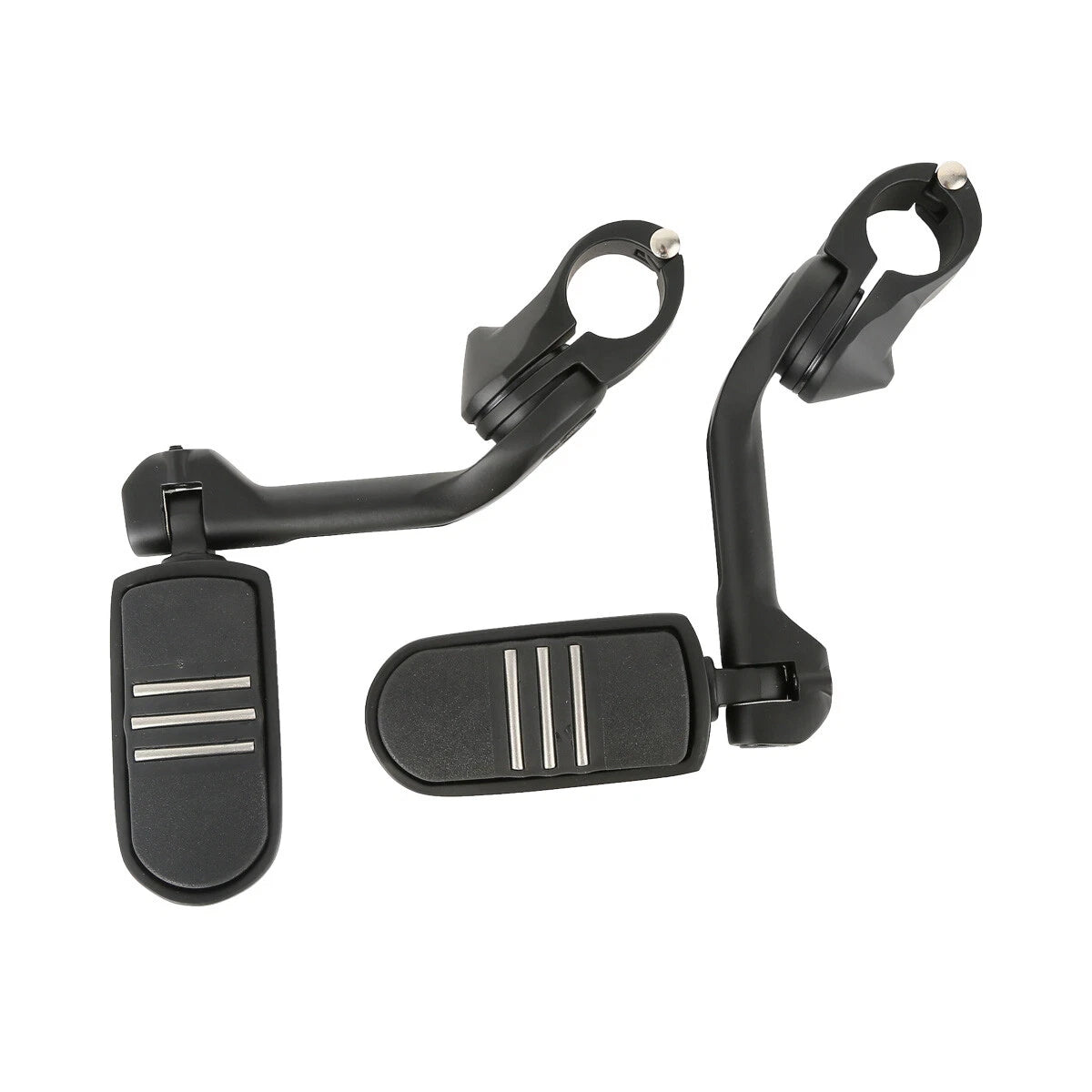1-1/4" Angled Highway Engine Guard Foot Pegs for Harley (Fitment Specific)