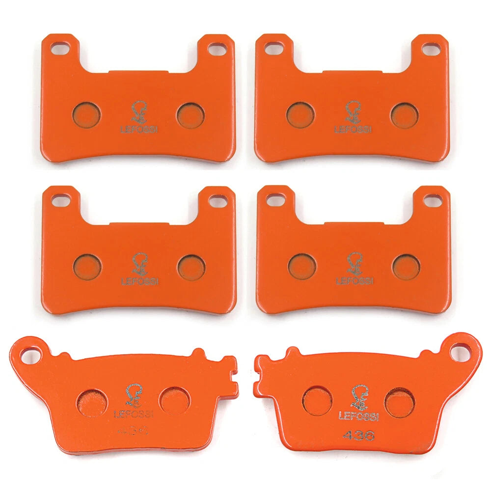 Set of 2 FA379 FA436 Brake Pads for Suzuki GSXR 1000 (2009–2011) Front Rear Carbon